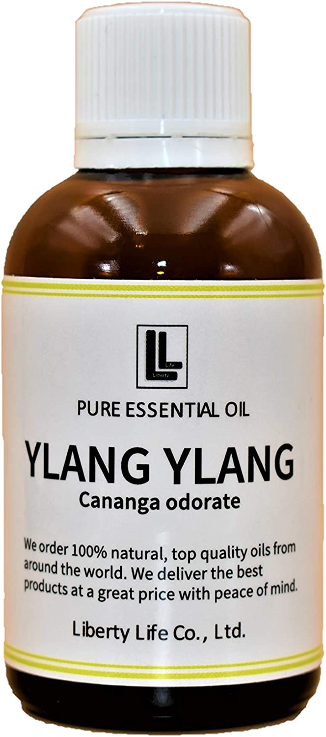 アロマオイル 精油 エッセンシャルオイル 天然100% (イランイラン, 50ml)