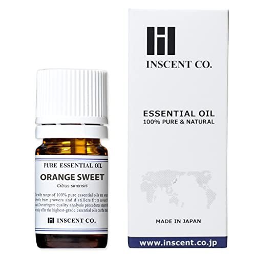 オレンジスイート 5ml インセント エッセンシャルオイル 精油 アロマオイル